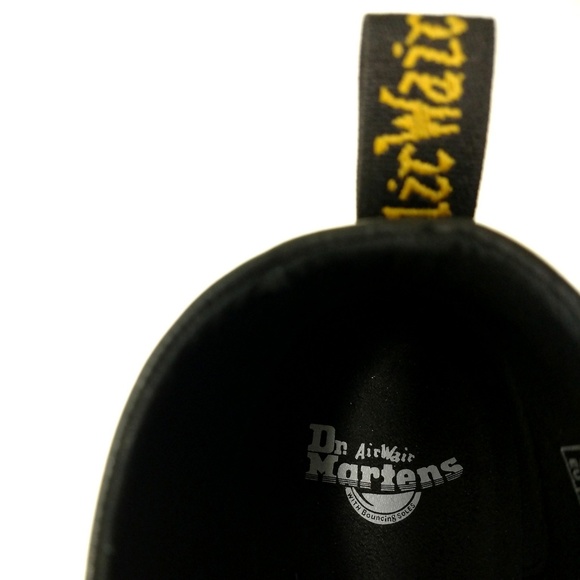 Dr. Martens Jemima Black Leather Booties Kids 5 - Picture 5 of 6